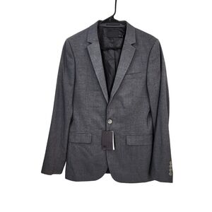 Asos Men's Single Breasted Grey Suit Jacket - 36R
